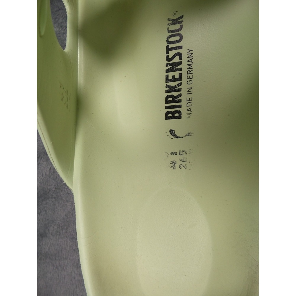 Birkenstock Arizona EVA Shoes Womens Size 41 Green Sandals Double Strap Buckle - Picture 11 of 12
